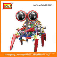 LOZ пластиковая игрушка электрический блок механический робот